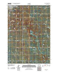 Cresco SE Iowa Historical topographic map, 1:24000 scale, 7.5 X 7.5 Minute, Year 2010