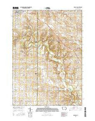Cresco SE Iowa Current topographic map, 1:24000 scale, 7.5 X 7.5 Minute, Year 2015