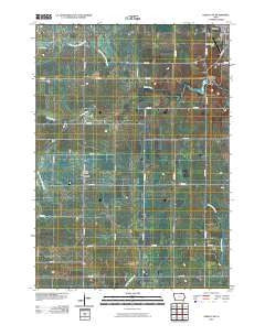 Cresco SW Iowa Historical topographic map, 1:24000 scale, 7.5 X 7.5 Minute, Year 2010