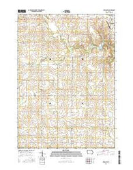 Cresco SW Iowa Current topographic map, 1:24000 scale, 7.5 X 7.5 Minute, Year 2015