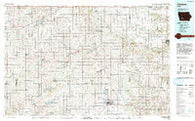Creston Iowa Historical topographic map, 1:100000 scale, 30 X 60 Minute, Year 1993