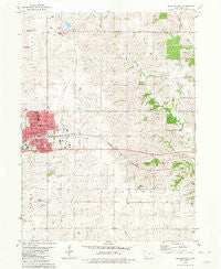 Creston East Iowa Historical topographic map, 1:24000 scale, 7.5 X 7.5 Minute, Year 1980