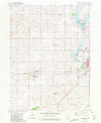 Creston West Iowa Historical topographic map, 1:24000 scale, 7.5 X 7.5 Minute, Year 1981