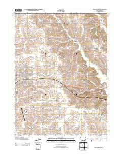 Creston East Iowa Historical topographic map, 1:24000 scale, 7.5 X 7.5 Minute, Year 2013