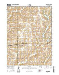 Creston West Iowa Current topographic map, 1:24000 scale, 7.5 X 7.5 Minute, Year 2015