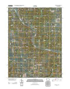 Croton Iowa Historical topographic map, 1:24000 scale, 7.5 X 7.5 Minute, Year 2013
