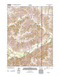 Cumming Iowa Historical topographic map, 1:24000 scale, 7.5 X 7.5 Minute, Year 2013