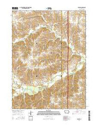 Cumming Iowa Current topographic map, 1:24000 scale, 7.5 X 7.5 Minute, Year 2015