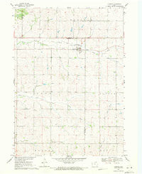 Cushing Iowa Historical topographic map, 1:24000 scale, 7.5 X 7.5 Minute, Year 1969