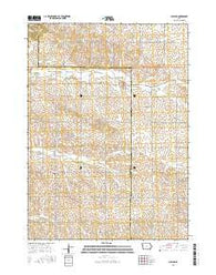Cushing Iowa Current topographic map, 1:24000 scale, 7.5 X 7.5 Minute, Year 2015