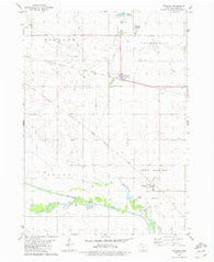 Cylinder Iowa Historical topographic map, 1:24000 scale, 7.5 X 7.5 Minute, Year 1980