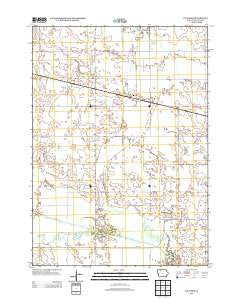 Cylinder Iowa Historical topographic map, 1:24000 scale, 7.5 X 7.5 Minute, Year 2013