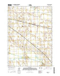 Cylinder Iowa Current topographic map, 1:24000 scale, 7.5 X 7.5 Minute, Year 2015