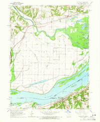 Dallas City Illinois Historical topographic map, 1:24000 scale, 7.5 X 7.5 Minute, Year 1964