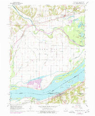 Dallas City Illinois Historical topographic map, 1:24000 scale, 7.5 X 7.5 Minute, Year 1964