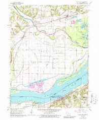 Dallas City Illinois Historical topographic map, 1:24000 scale, 7.5 X 7.5 Minute, Year 1964