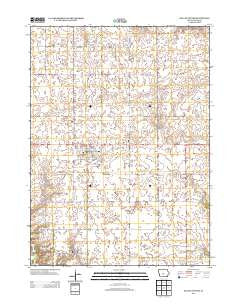 Dallas Center Iowa Historical topographic map, 1:24000 scale, 7.5 X 7.5 Minute, Year 2013