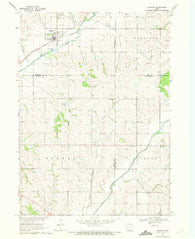 Danbury Iowa Historical topographic map, 1:24000 scale, 7.5 X 7.5 Minute, Year 1969