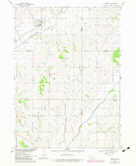 Danbury Iowa Historical topographic map, 1:24000 scale, 7.5 X 7.5 Minute, Year 1969