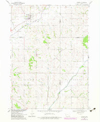 Danbury Iowa Historical topographic map, 1:24000 scale, 7.5 X 7.5 Minute, Year 1969