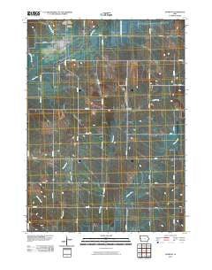 Danbury Iowa Historical topographic map, 1:24000 scale, 7.5 X 7.5 Minute, Year 2010