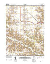 Danville Iowa Historical topographic map, 1:24000 scale, 7.5 X 7.5 Minute, Year 2013