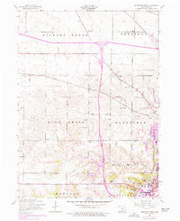 Davenport West Iowa Historical topographic map, 1:24000 scale, 7.5 X 7.5 Minute, Year 1953