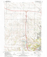 Davenport West Iowa Historical topographic map, 1:24000 scale, 7.5 X 7.5 Minute, Year 1991