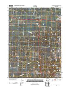 Davenport West Iowa Historical topographic map, 1:24000 scale, 7.5 X 7.5 Minute, Year 2013