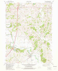 Davis City Iowa Historical topographic map, 1:24000 scale, 7.5 X 7.5 Minute, Year 1981