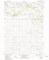 Dawson Iowa Historical topographic map, 1:24000 scale, 7.5 X 7.5 Minute, Year 1982