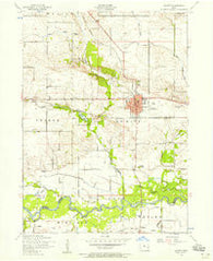 De Witt Iowa Historical topographic map, 1:24000 scale, 7.5 X 7.5 Minute, Year 1953