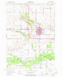 De Witt Iowa Historical topographic map, 1:24000 scale, 7.5 X 7.5 Minute, Year 1953