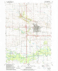 De Witt Iowa Historical topographic map, 1:24000 scale, 7.5 X 7.5 Minute, Year 1991