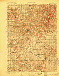Decorah Iowa Historical topographic map, 1:125000 scale, 30 X 30 Minute, Year 1906
