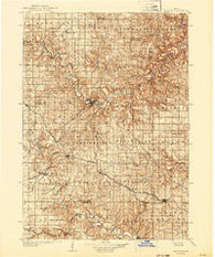 Decorah Iowa Historical topographic map, 1:125000 scale, 30 X 30 Minute, Year 1906