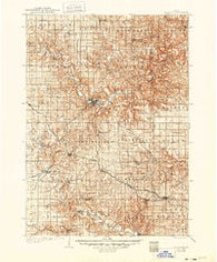 Decorah Iowa Historical topographic map, 1:125000 scale, 30 X 30 Minute, Year 1906