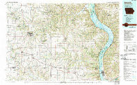 Decorah Iowa Historical topographic map, 1:100000 scale, 30 X 60 Minute, Year 1985