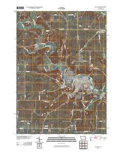 Decorah Iowa Historical topographic map, 1:24000 scale, 7.5 X 7.5 Minute, Year 2010