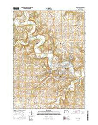 Decorah Iowa Current topographic map, 1:24000 scale, 7.5 X 7.5 Minute, Year 2015