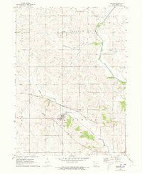 Dedham Iowa Historical topographic map, 1:24000 scale, 7.5 X 7.5 Minute, Year 1971