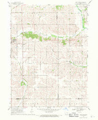 Deep River Iowa Historical topographic map, 1:24000 scale, 7.5 X 7.5 Minute, Year 1968