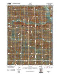 Deep River Iowa Historical topographic map, 1:24000 scale, 7.5 X 7.5 Minute, Year 2010