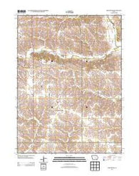Deep River Iowa Historical topographic map, 1:24000 scale, 7.5 X 7.5 Minute, Year 2013