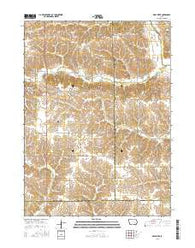Deep River Iowa Current topographic map, 1:24000 scale, 7.5 X 7.5 Minute, Year 2015