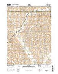 Defiance Iowa Current topographic map, 1:24000 scale, 7.5 X 7.5 Minute, Year 2015