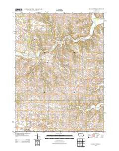 Delmar North Iowa Historical topographic map, 1:24000 scale, 7.5 X 7.5 Minute, Year 2013
