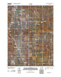 Delmar South Iowa Historical topographic map, 1:24000 scale, 7.5 X 7.5 Minute, Year 2010