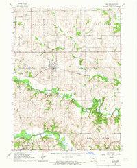 Delta Iowa Historical topographic map, 1:24000 scale, 7.5 X 7.5 Minute, Year 1965