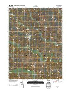 Delta Iowa Historical topographic map, 1:24000 scale, 7.5 X 7.5 Minute, Year 2013